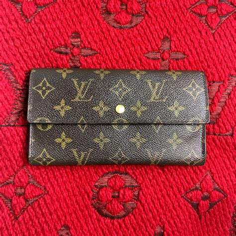 louis vuitton wallet three folders